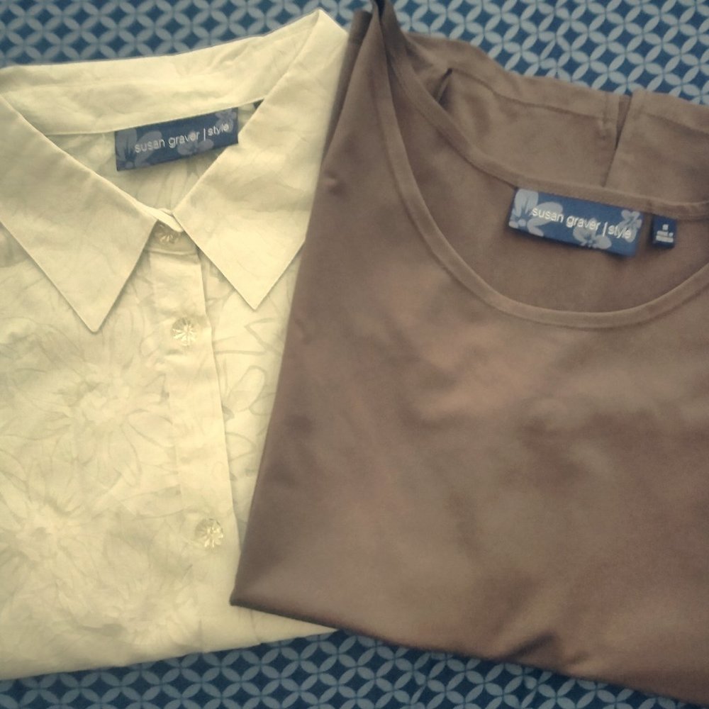 NWT burnout shirt with coordinating tank